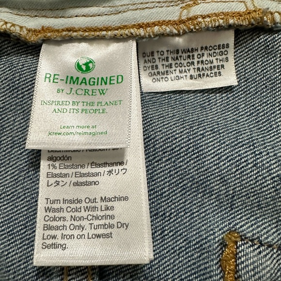 J. Crew NWOT Relaxed Boyfriend Medium Wash 5-Pocket Jeans Style# BM466, Size 32 - Picture 6 of 8
